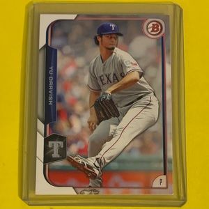 YU Darvish #112 2015 Bowman Baseball Trading Card